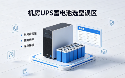 机房蓄电池早衰90%源于选型误区